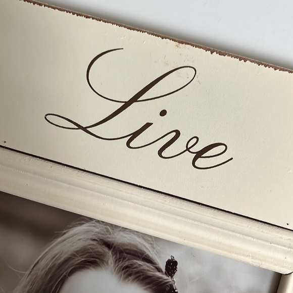 “Live”, “Laugh”, “Love” Wood Picture Frame - Picture 4 of 12